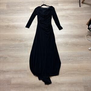 Vera Wang Dress Long Sleeve Formal Gown Women’s 6 Color Black